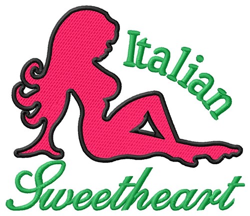 Italian Sweetheart Machine Embroidery Design