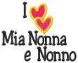 Picture of I Love Nonna & Nonno Machine Embroidery Design
