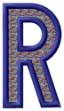 Picture of Letter R Machine Embroidery Design