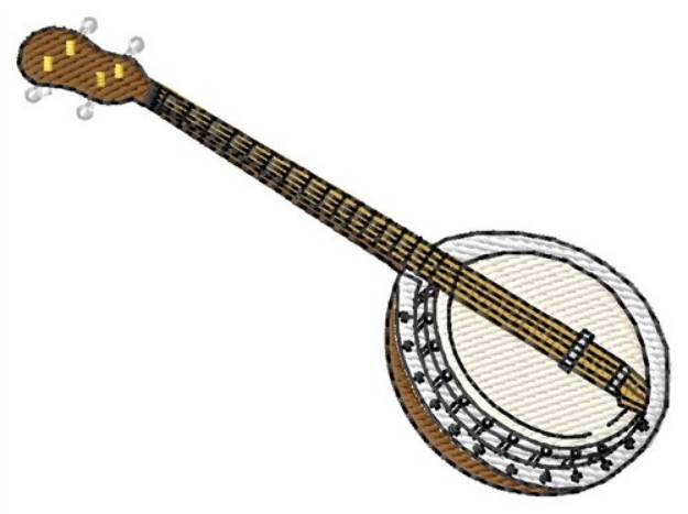 Picture of Banjo Machine Embroidery Design