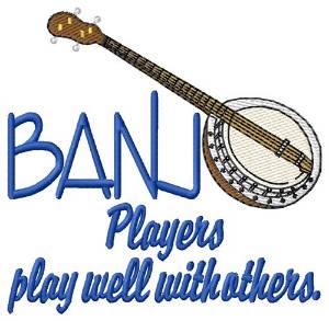 Picture of Banjo Players Machine Embroidery Design