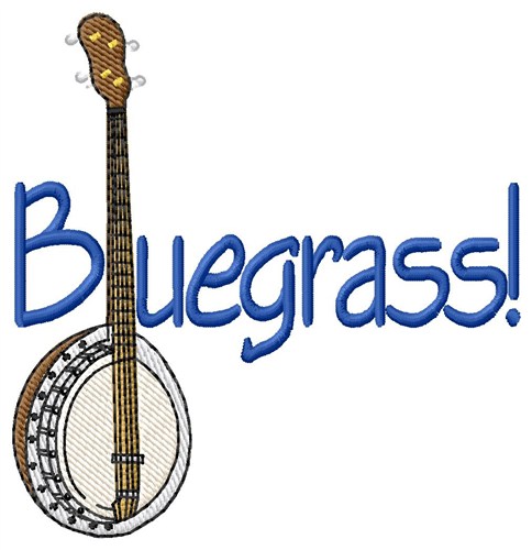 Bluegrass Machine Embroidery Design