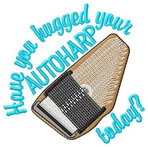 Picture of Hugged Your Autoharp Machine Embroidery Design