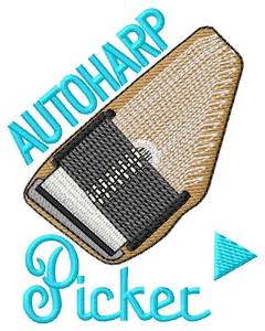 Picture of Autoharp Picker Machine Embroidery Design