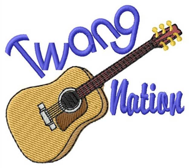 Picture of Twang Nation Machine Embroidery Design