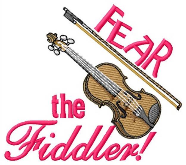 Picture of Fear The Fiddler Machine Embroidery Design