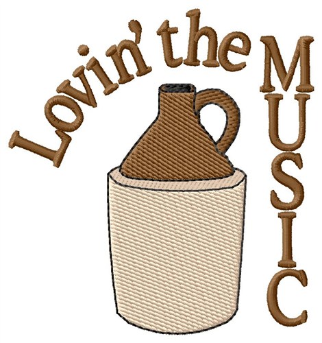Lovin The Music Machine Embroidery Design