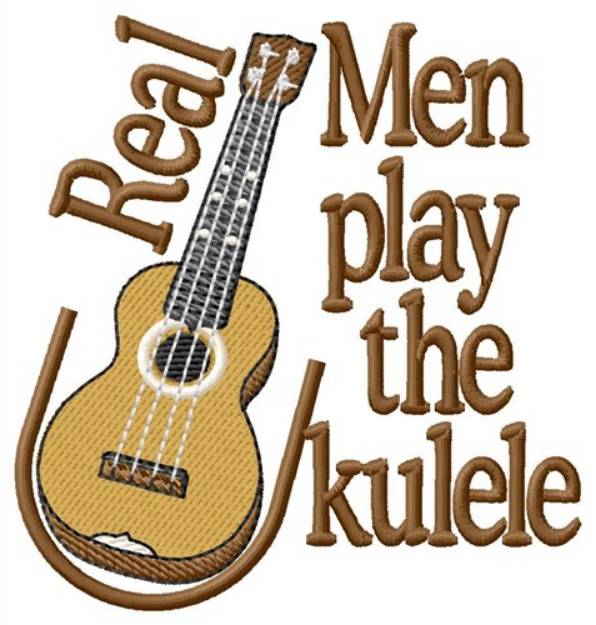 Picture of Play the Ukulele Machine Embroidery Design