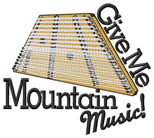 Mountain Music Machine Embroidery Design