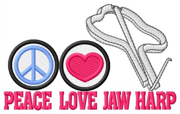 Picture of Peace Love Machine Embroidery Design