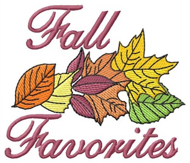 Picture of Fall Favorites Machine Embroidery Design