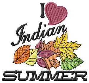 Picture of I Love Indian Summer Machine Embroidery Design