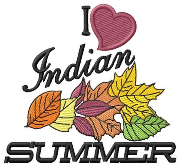 Picture of I Love Indian Summer Machine Embroidery Design