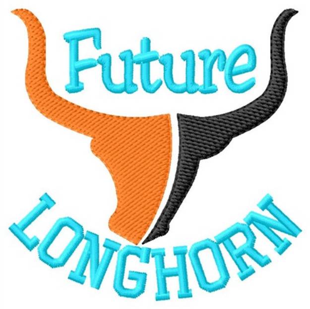Picture of Future Longhorn Machine Embroidery Design