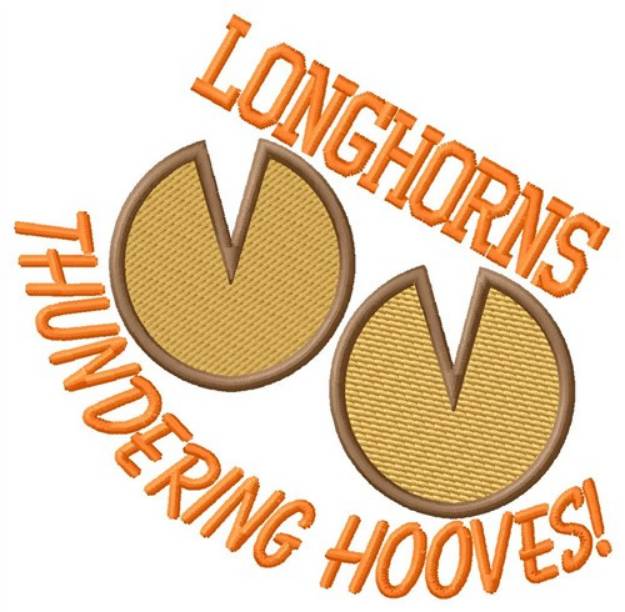 Picture of Thundering  Hooves Machine Embroidery Design