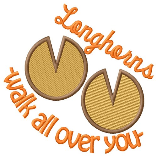 Walk All Over You Machine Embroidery Design