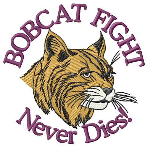 Bobcat Fight Machine Embroidery Design