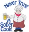Picture of Sober Cook Machine Embroidery Design