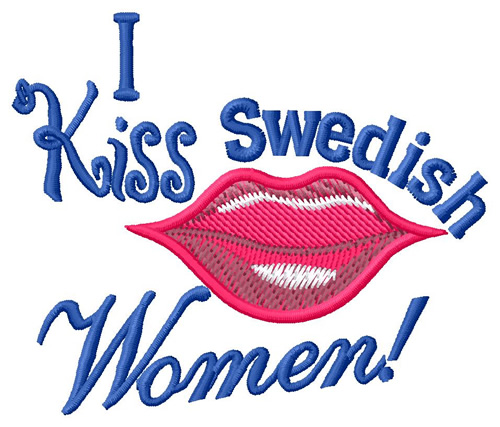 Swedish Women Machine Embroidery Design