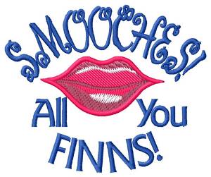Picture of Smooches Machine Embroidery Design