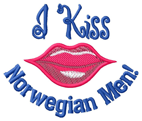 Norwegian Men Machine Embroidery Design