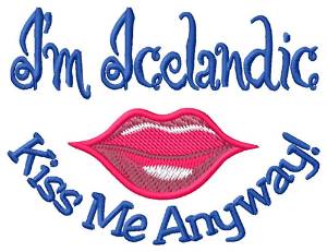 Picture of Kiss Me Anyway Machine Embroidery Design