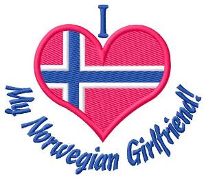Picture of Norwegian Girlfriend Machine Embroidery Design