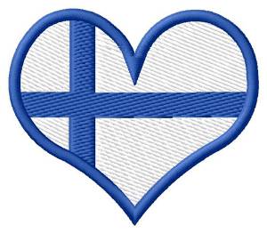 Picture of Finnish Heart Machine Embroidery Design
