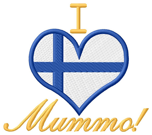 Mummo Machine Embroidery Design