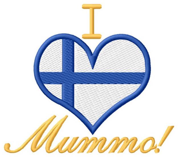 Picture of Mummo Machine Embroidery Design