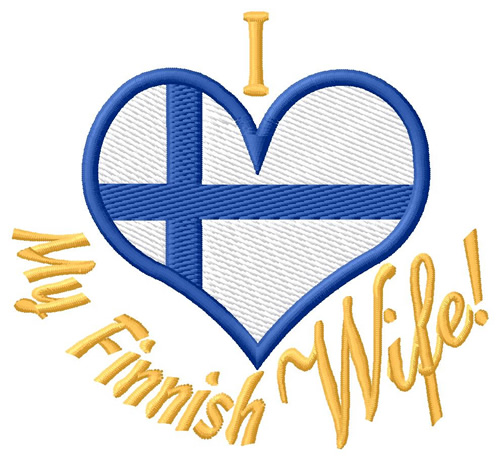 Finnish Wife Machine Embroidery Design