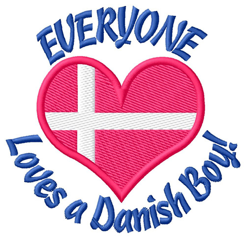 Danish Boy Machine Embroidery Design