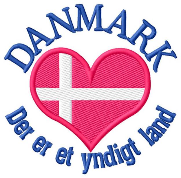 Picture of Danmark Machine Embroidery Design