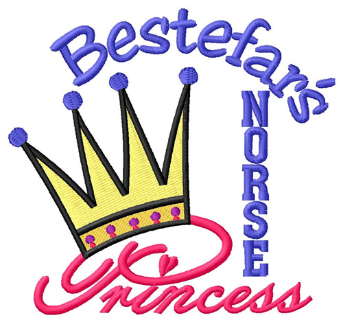 Bestifars Princess Machine Embroidery Design