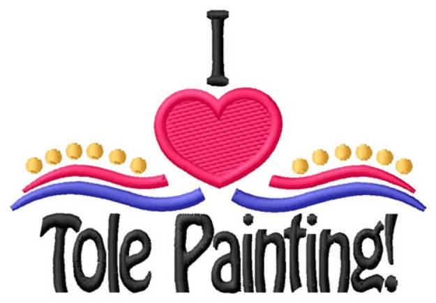 Picture of Tole Painting Machine Embroidery Design