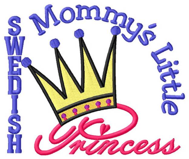Picture of Mommys Princess Machine Embroidery Design