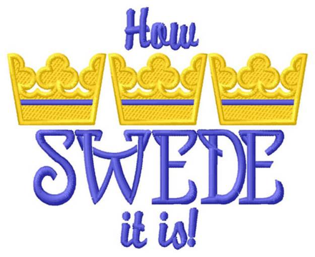 Picture of How Swede Machine Embroidery Design