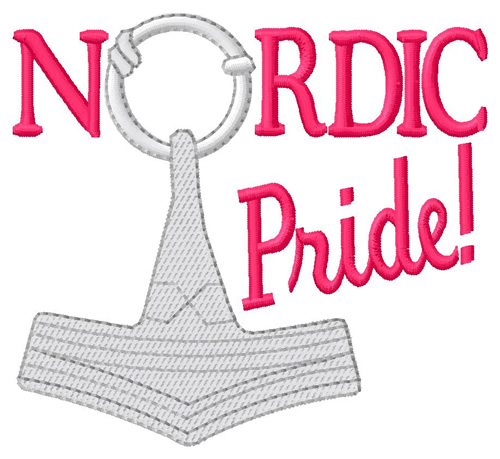 Nordic Pride Machine Embroidery Design