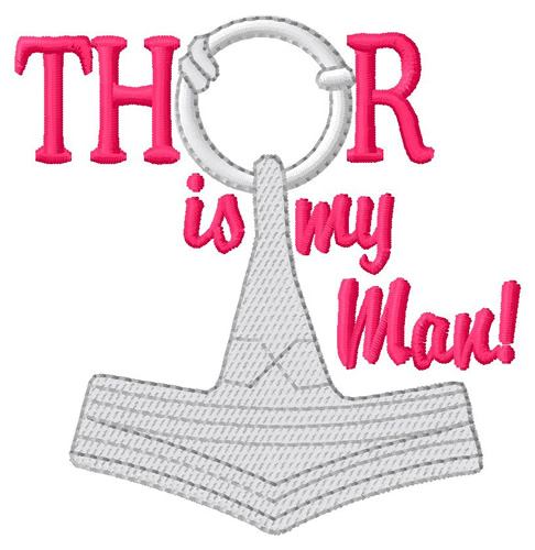 Thor Machine Embroidery Design