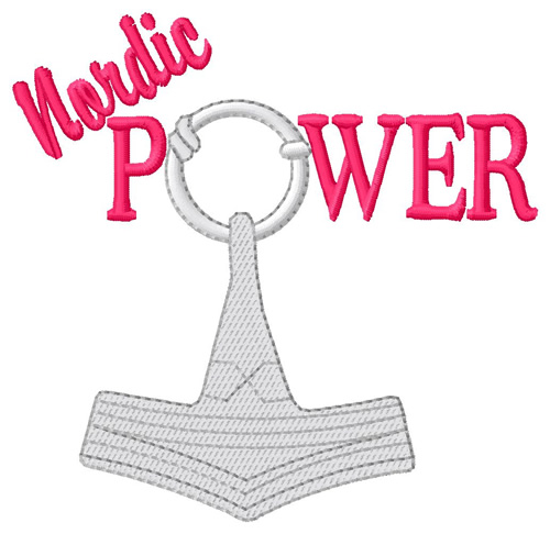 Nordic Power Machine Embroidery Design