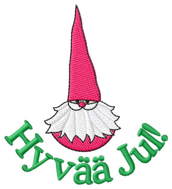 Picture of Hyvaa Jul Machine Embroidery Design