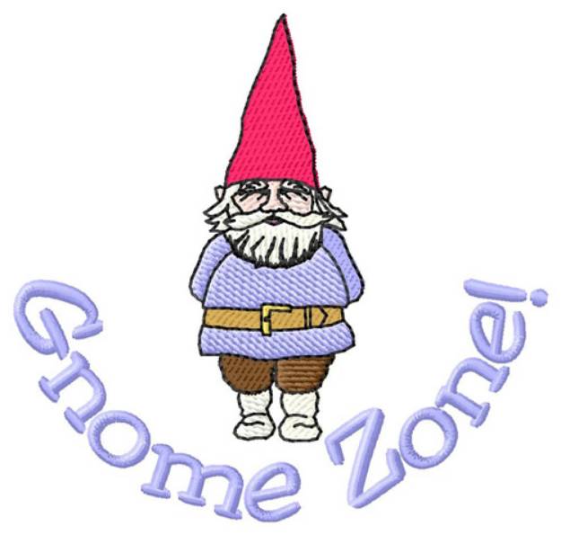 Picture of Gnome Zone Machine Embroidery Design