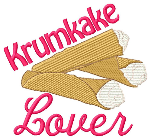 Krumkake Lover Machine Embroidery Design
