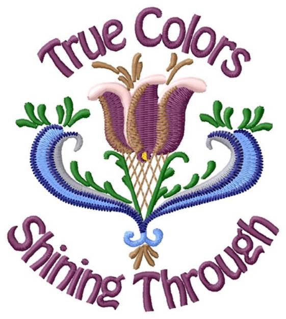 Picture of True Colors Machine Embroidery Design
