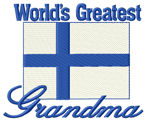Greatest Grandma Machine Embroidery Design
