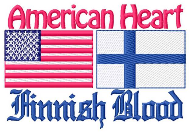 Picture of Finnish Blood Machine Embroidery Design