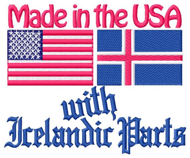 Picture of Icelandic Parts Machine Embroidery Design