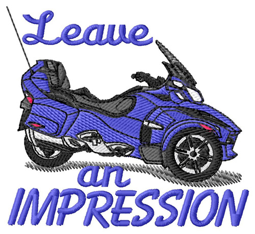 Leave an Impression Machine Embroidery Design