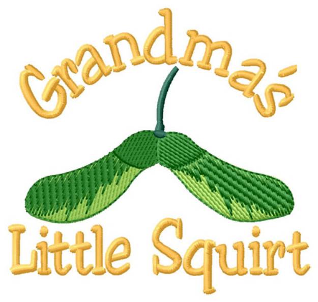 Picture of Grandmas Little Squirt Machine Embroidery Design