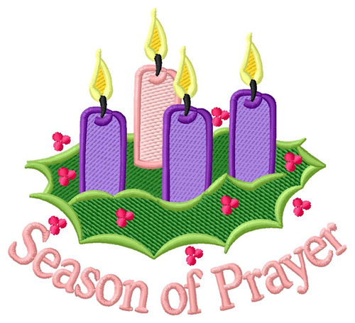 Season of Prayer Machine Embroidery Design